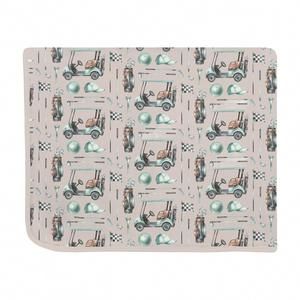 NEW KICKEE throw blanket 55"x75" in latte